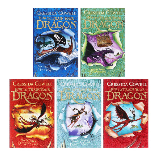 How To Train Your Dragon 5 Books Collection 1 to 5 by ‎Cressida Cowell - Ages 9-14 - Paperback 9-14 Hodder & Stoughton