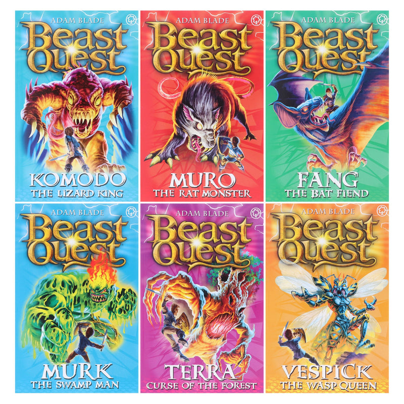 Beast Quest Series 6 by Adam Blade 6 Books Collection Set - Ages 7-9 - Paperback 7-9 Orchard Books