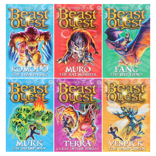 Beast Quest Series 6 by Adam Blade 6 Books Collection Set - Ages 7-9 - Paperback 7-9 Orchard Books