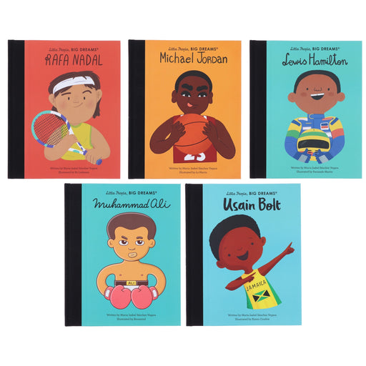 The Greatest Sports Legends (Little People, BIG DREAMS) by Maria Isabel Sanchez Vegara 5 Books Collection Set - Ages 6+ - Hardback 5-7 Frances Lincoln Publishers Ltd