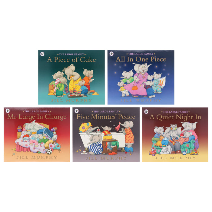 Five Minutes Peace & Other Stories (Large Family Collection) 5 Books Box Set By Jill Murphy - Ages 3+ - Paperback 5-7 Walker Books Ltd