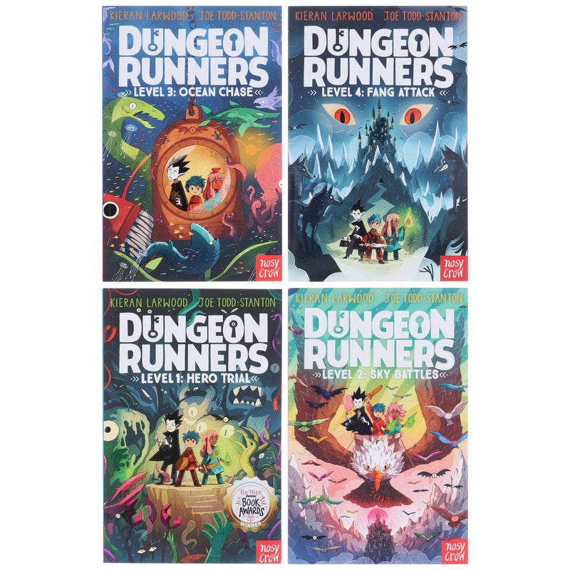 Dungeon Runners Series By Kieran Larwood: Illustrated 4 Books Collection Set - Ages 7-9 - Paperback 7-9 Nosy Crow Ltd