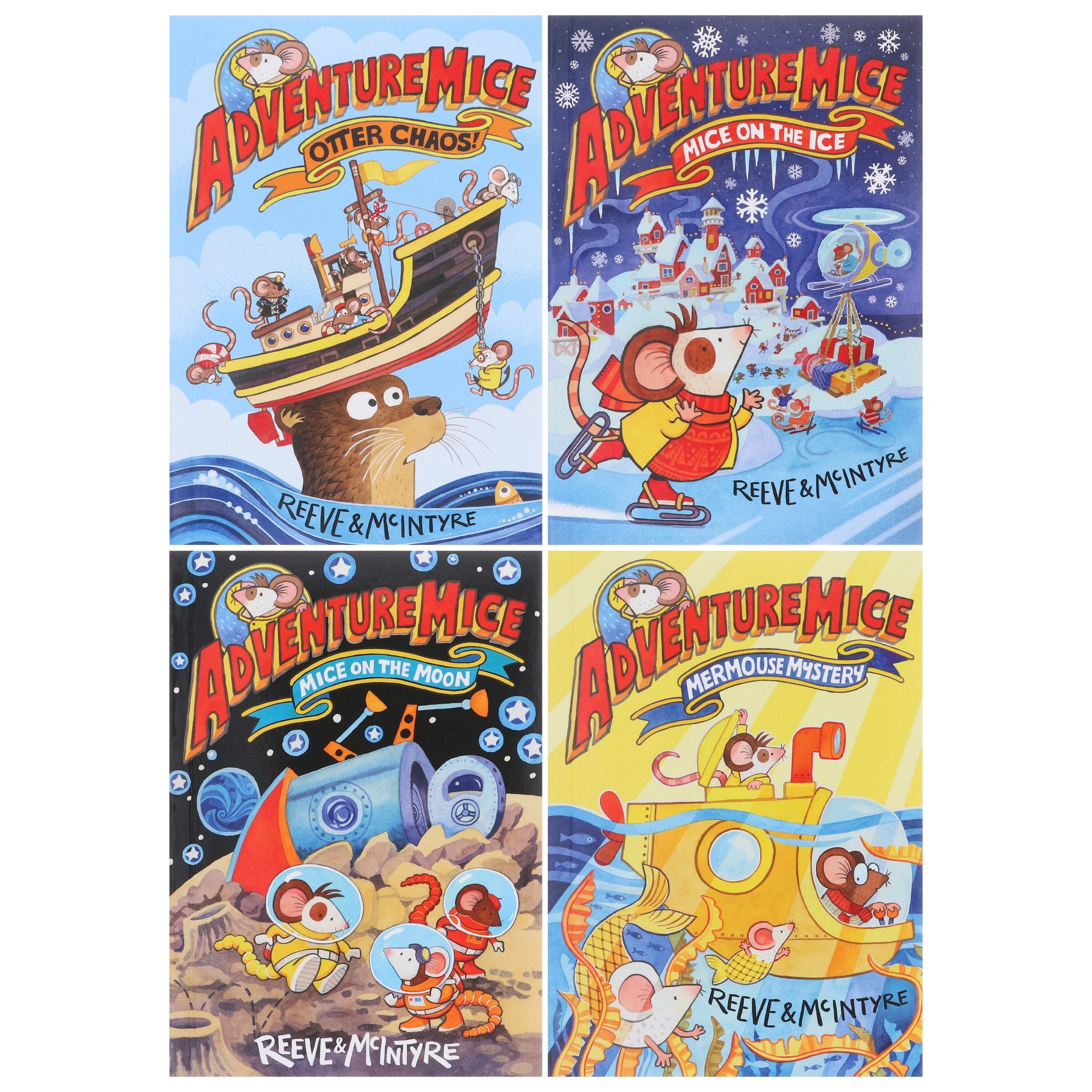 Adventuremice Series By Philip Reeve & Sarah McIntyre 4 Books Collecti ...