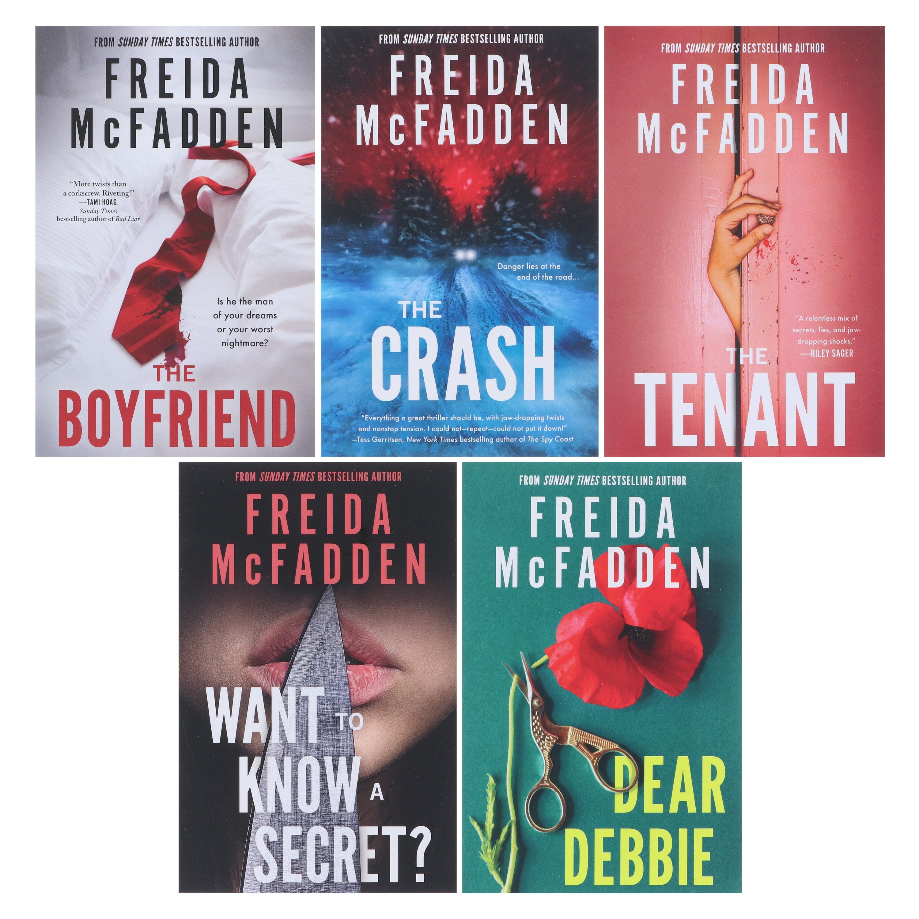 Freida McFadden Collection 5 Books Set - Fiction - Paperback