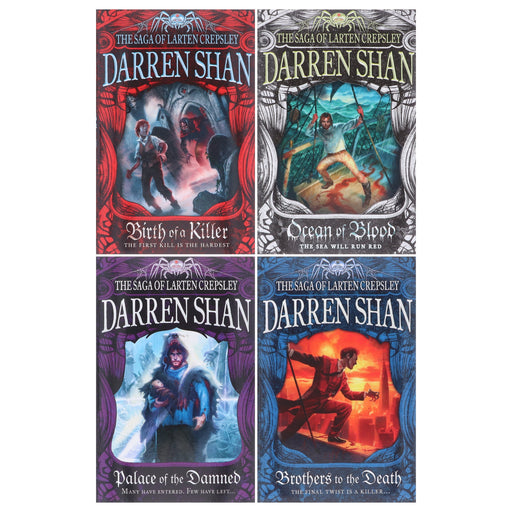 The Saga of Larten Crepsley Series 4 Books Collection Set by Darren Shan - Ages 9 years and up - Paperback 9-14 HarperCollins Publishers
