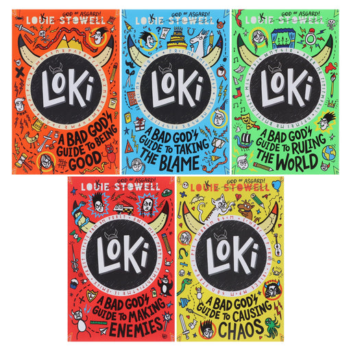 Loki: A Bad God’s Guide Series by Louie Stowell 5 Books Collection Set - Ages 9-12 - Paperback 9-14 Walker Books Ltd
