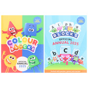 Alphablocks & Colourblocks Annual 2025 By Sweet Cherry Publishing: 2 Books Collection Set - Ages 3-5 - Hardback 0-5 Sweet Cherry Publishing