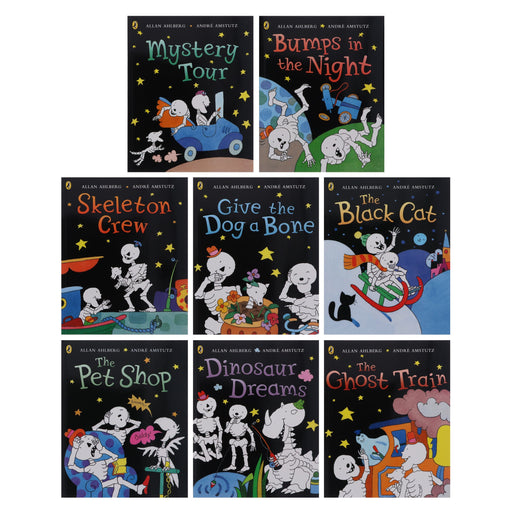 FunnyBones 8 Books Collection By Allan Ahlberg - Ages 3-5 - Paperback 0-5 Puffin