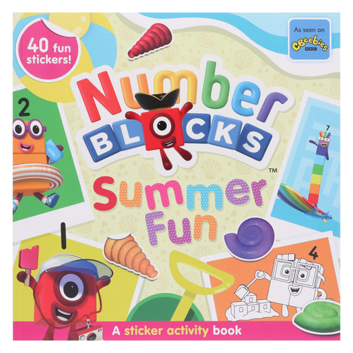 Numberblocks Summer Fun: A Sticker Activity Book - Quizzes, Puzzles, Fun Games - Ages 3-6 - Paperback 3-5 Sweet Cherry Publishing