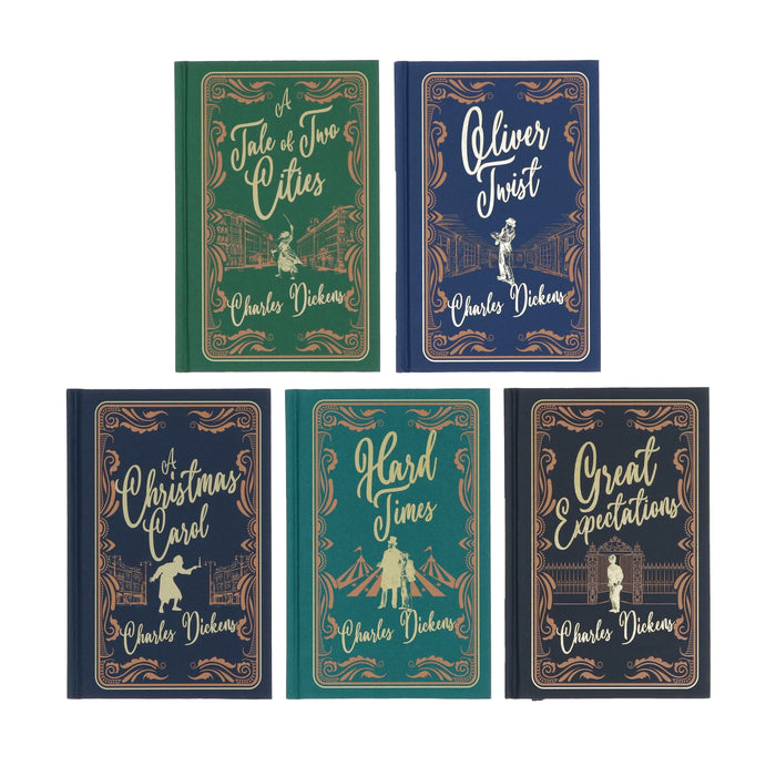 Major Works of Charles Dickens 5 Books Collection Deluxe Box Set - Fiction - Hardback Fiction Classic Editions