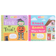 Children's Halloween Books: Flip Flap Fun - Trick or Treat & Knock, Knock, Who's Here? & A Case of Mythical Creatures: 14 Books Collection Set - Ages 0-5 - Board Book Age 0-5 Various