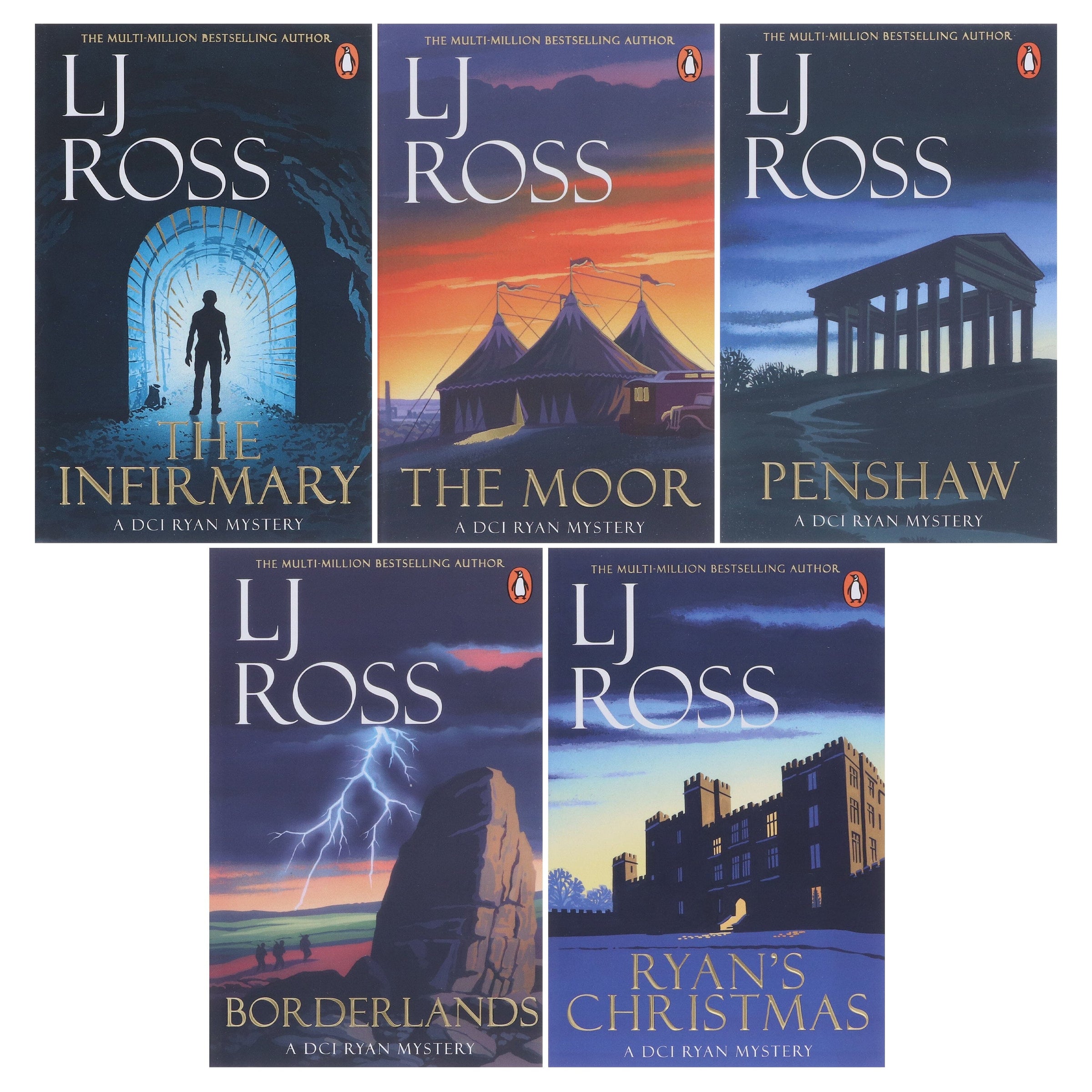The DCI Ryan Mysteries (Vol. 11-15) By LJ Ross 5 Books Collection Set ...
