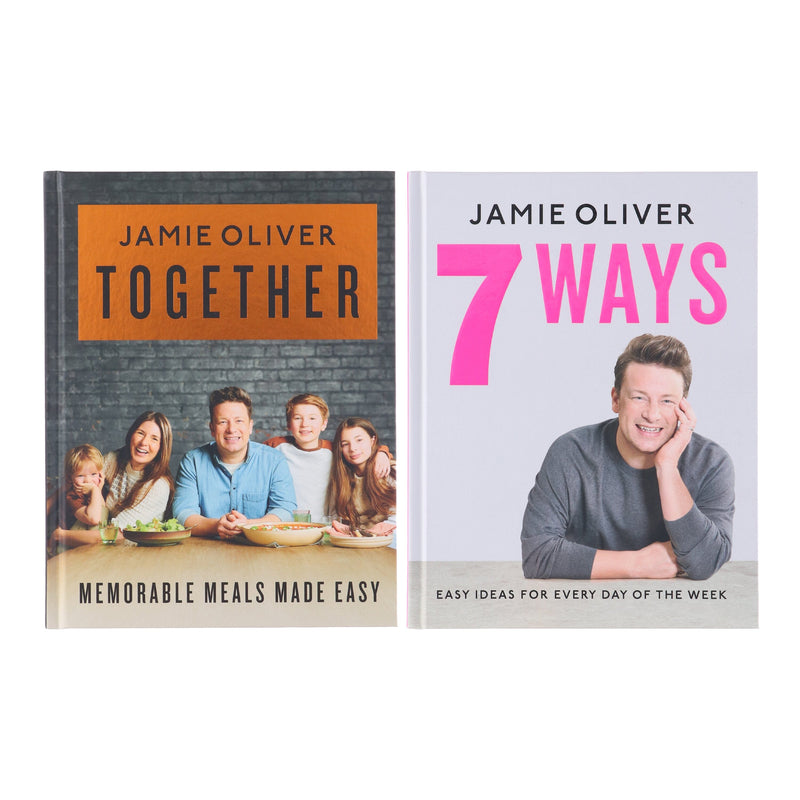 Jamie Oliver Collection (Together: Memorable Meals Made Easy, 7 Ways: Easy Ideas for Every Day of the Week) 2 Books Set - Non Fiction - Hardback Non-Fiction Macmillan