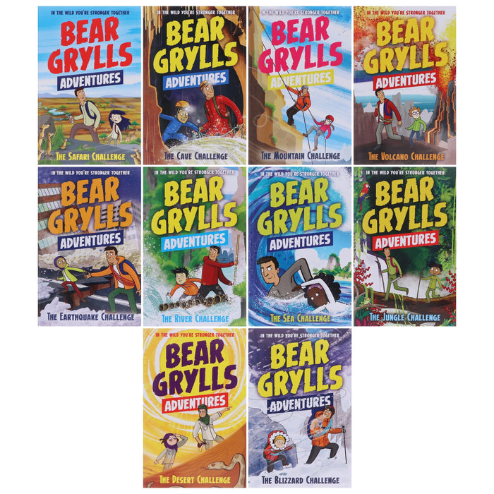 Bear Grylls Adventure Series 10 Books Collection Set - Ages 7-9 - Paperback 7-9 Bonnier Books Ltd