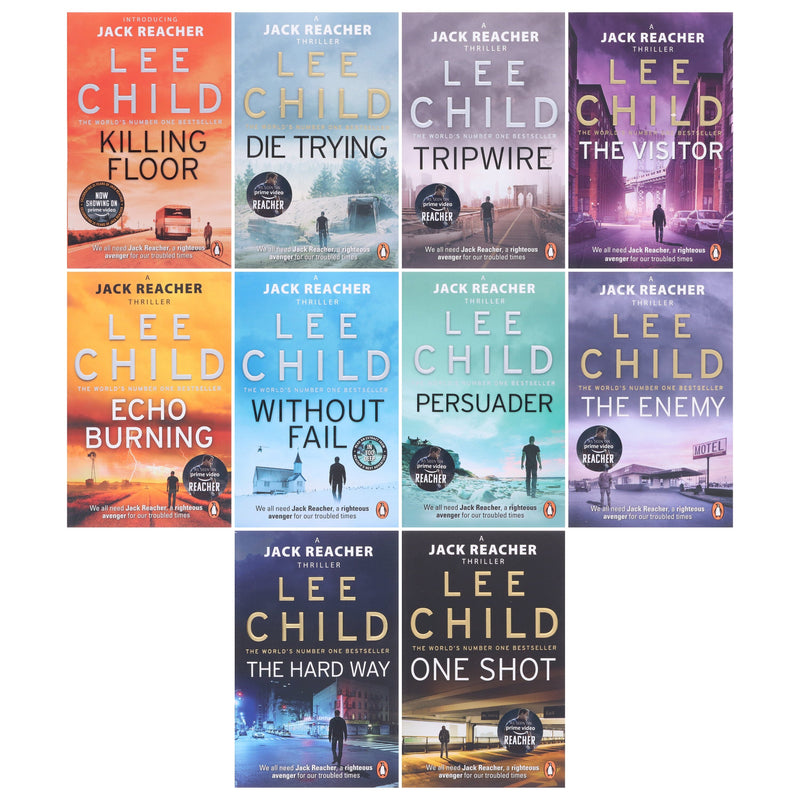 Jack Reacher by Lee Child (Books 1-10): 10 Books Collection Set - Fiction - Paperback Fiction Penguin