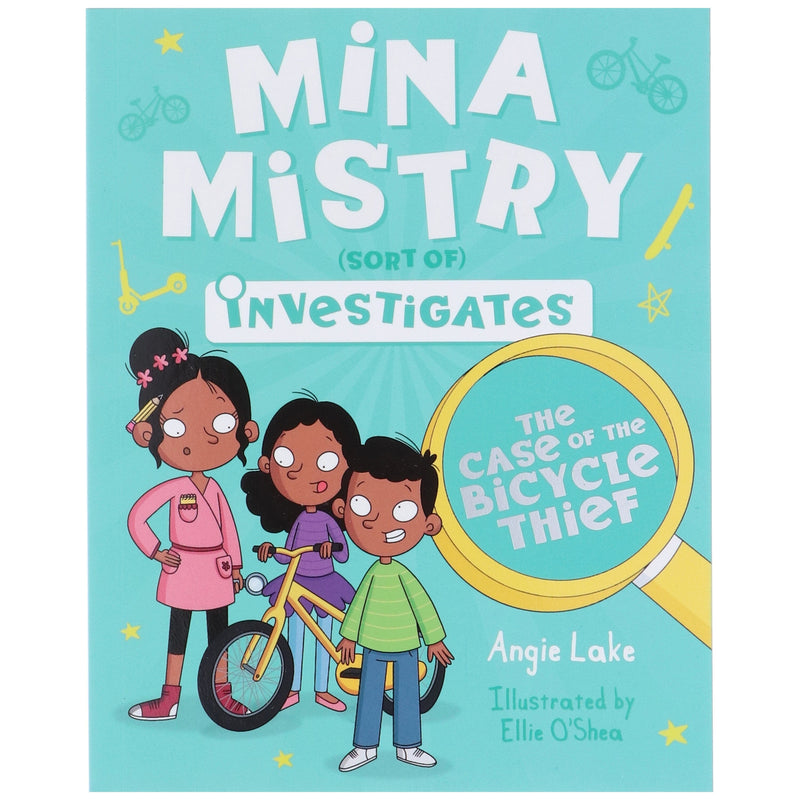 Mina Mistry Investigates Book 3: The Case of the Bicycle Thief by Angie Lake - Ages 7-9 - Paperback 7-9 Sweet Cherry Publishing