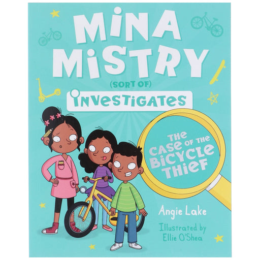 Mina Mistry Investigates Book 3: The Case of the Bicycle Thief by Angie Lake - Ages 7-9 - Paperback 7-9 Sweet Cherry Publishing