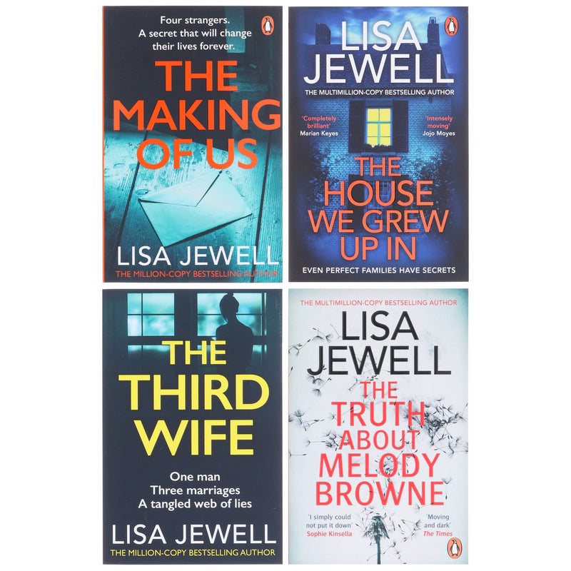 Lisa Jewell's The House We Grew Up In, The Truth About Melody Browne, The Third Wife & The Making of Us: 4 Books Set - Fiction - Paperback Fiction Penguin Random House