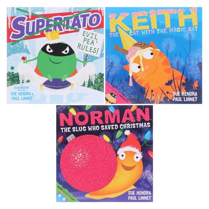 Sue Hendra & Paul Linnet Collection 3 Picture Books Set - Ages 3-6 - Paperback 3-5 Simon & Schuster