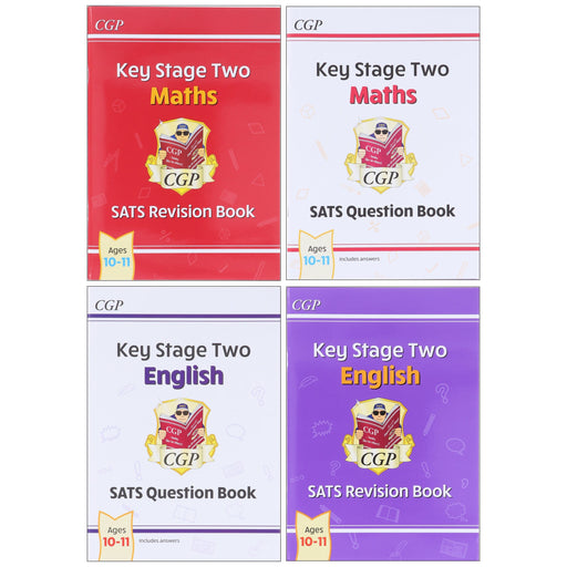 CGP KS2 (Year 6) SATS Revision and Question Books (for the 2027 tests) 4 Books Collection Set - Ages 10-11 - Paperback 9-14 Coordination Group Publications Ltd (CGP)