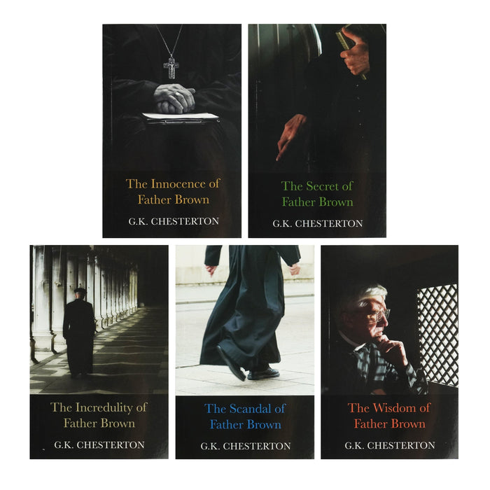 Father Brown Mysteries Collection by G. K. Chesterton 5 Books Box Set - Fiction - Paperback Fiction Classic Editions
