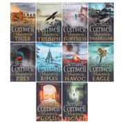 Sharpe by Bernard Cornwell 10 Books Collection Set - Fiction - Paperback Fiction HarperCollins Publishers