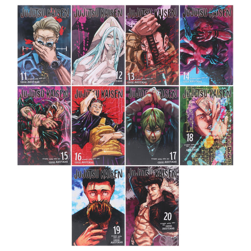 Jujutsu Kaisen Series (Book 11-20) By Gege Akutami 10 Books Collection Manga Set - Ages 16+ - Paperback Graphic Novels Viz Media, Subs. of Shogakukan Inc