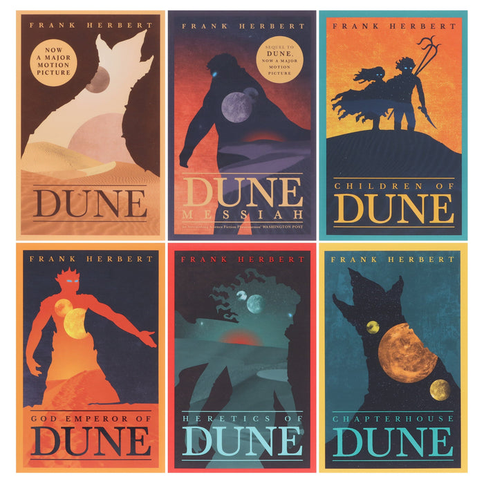Dune Series By Frank Herbert 6 Books Collection Set - Fiction - Paperback Fiction Hachette