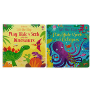 Usborne Lift-The-Flap Play Hide & Seek Series By Sam Taplin 2 Books Collection - Ages 0-5 - Board Book 0-5 Usborne Publishing Ltd