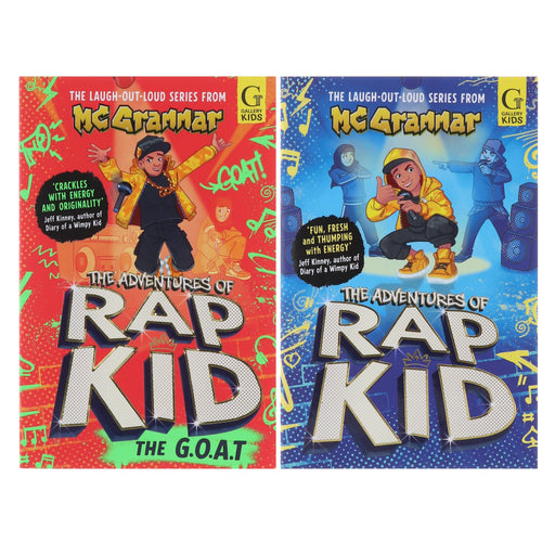 The Adventures of Rap Kid Series by MC Grammar 2 Books Collection Set - Ages 8+ - Paperback 7-9 Simon & Schuster