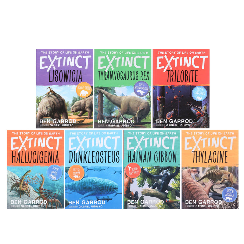 Extinct: The Story of Life on Earth Series by Ben Garrod 7 Books Collection Set - Non Fiction - Paperback Non-Fiction Head of Zeus