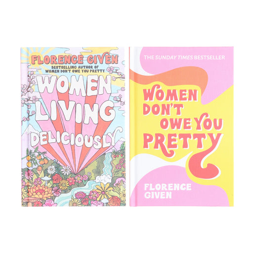 Florence Given Bestseller Bundle: "Women Don’t Owe You Pretty" & "Women Living Deliciously" 2 Book Set - Non-Fiction - Hardback Non-Fiction Hachette