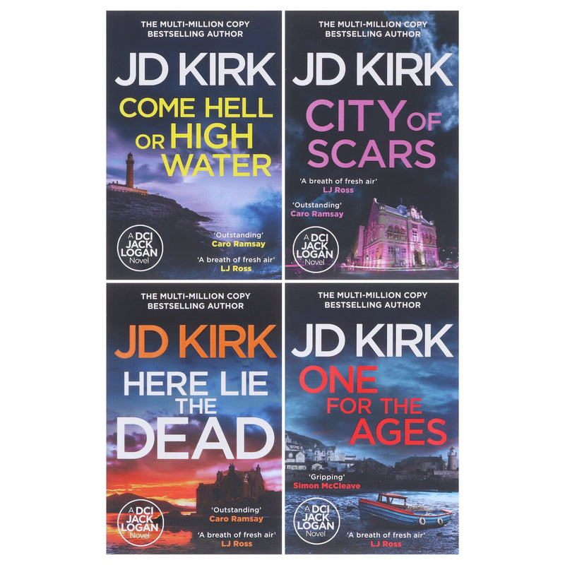 DCI Logan Crime Thrillers (Book 13-16) by JD Kirk 4 Books Collection Set - Fiction - Paperback Fiction Zertex Crime