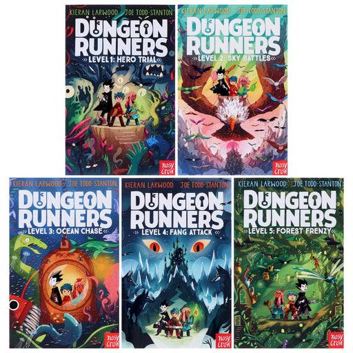 Dungeon Runners Series By Kieran Larwood: Illustrated 5 Books Collection Set - Ages 7-9 - Paperback 7-9 Nosy Crow Ltd