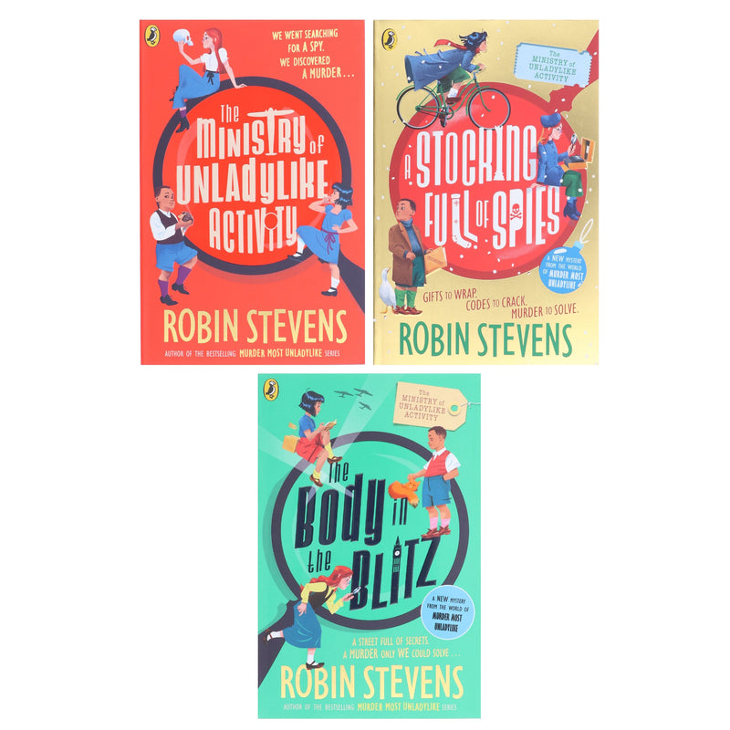 The Ministry of Unladylike Activity by Robin Stevens 3 Books Collection Set - Ages 8-13 - Paperback Fiction Penguin Random House