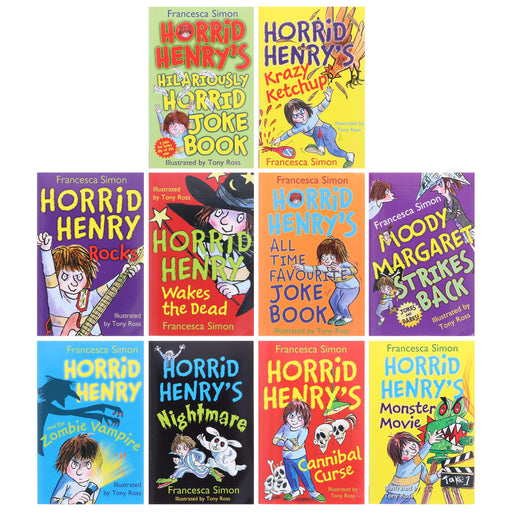 Horrid Henry 10 Books Collection Set by Francesca Simon - Age 6-11 - Paperback 7-9 Orion Children's Books