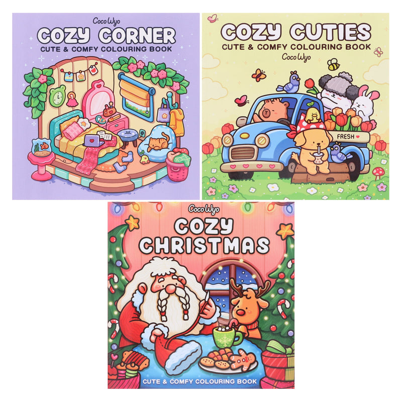 Cozy Corner Coco Wyo Colouring 3 Books Collection Set - Ages 8+ - Paperback 9-14 Penguin Random House