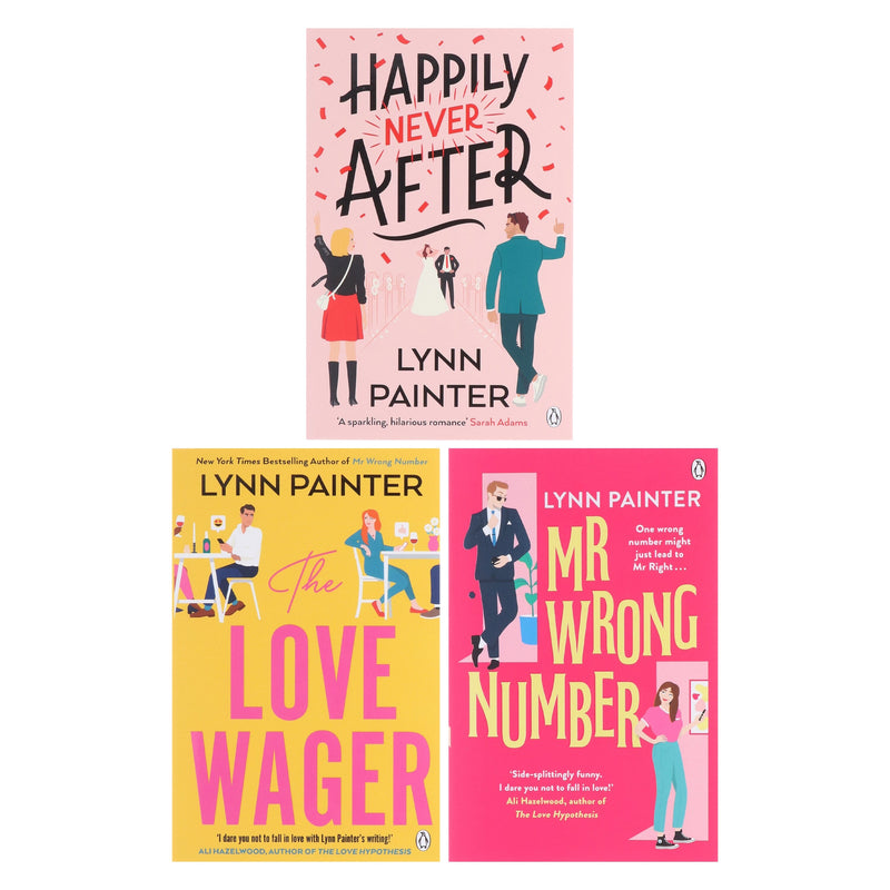 Lynn Painter Collection (Mr Wrong Number, The Love Wager & Happily Never After) 3 Books Set - Fiction - Paperback Fiction Penguin