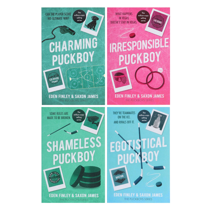 The Puckboys Series by Saxon James & Eden Finley 4 Books Collection Set - Fiction - Paperback Fiction Canelo