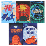 The Classic Jules Verne Collection 5 Books Box Set - Ages 14+ - Paperback Fiction Arcturus Publishing Ltd
