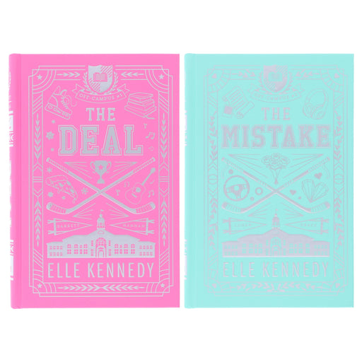 Off-Campus Series by Elle Kennedy 2 Books Collector's Edition Set - Fiction - Sprayed Edges Hardback B2D DEALS Hachette