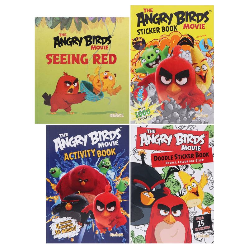 The Angry Birds Movie 4 Books Collection Set By Centum Books - Ages 5-7 - Paperback 5-7 Centum Books Ltd