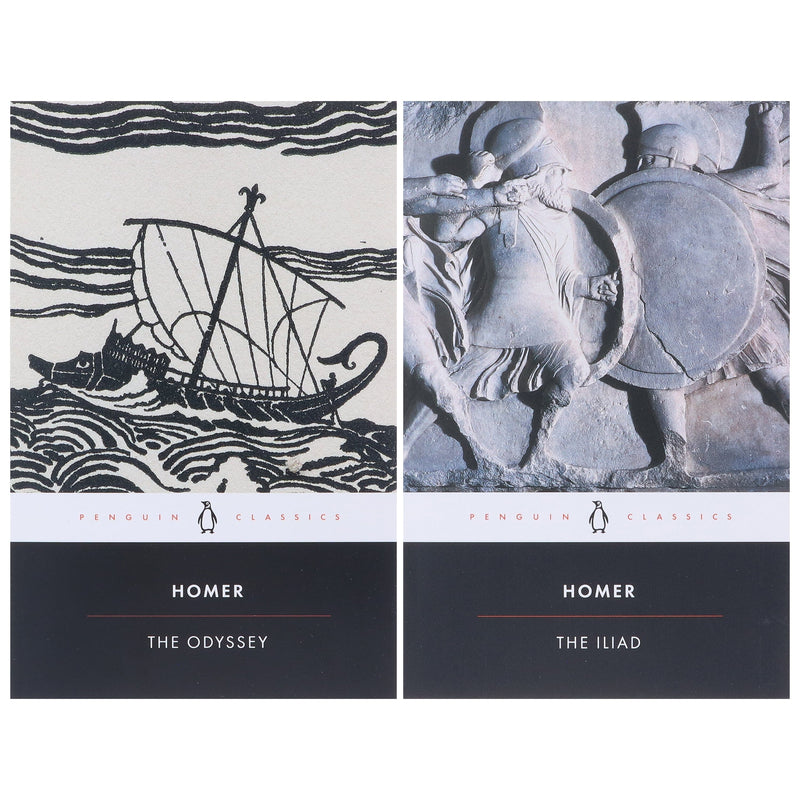 The Odyssey & The Iliad By Homer (Penguin Classics) 2 Books Set - Fiction - Paperback Fiction Penguin Random House