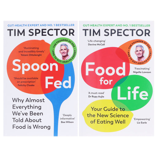 Spoon Fed & Food for Life by Tim Spector: 2 Books Collection Set - Non Fiction - Paperback Non-Fiction Penguin