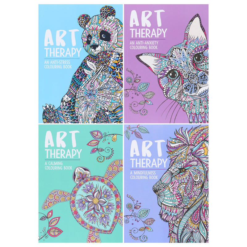 Art Therapy Colouring Series 4 Books Collection Set - Non Fiction - Paperback Non-Fiction Michael O'Mara Books Ltd