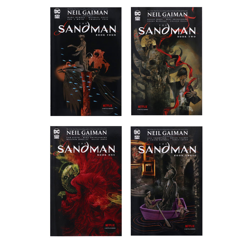 The Sandman Complete Collection by Neil Gaiman & Others 4 Books Set - Age 17+ - Paperback Graphic Novels DC Comics