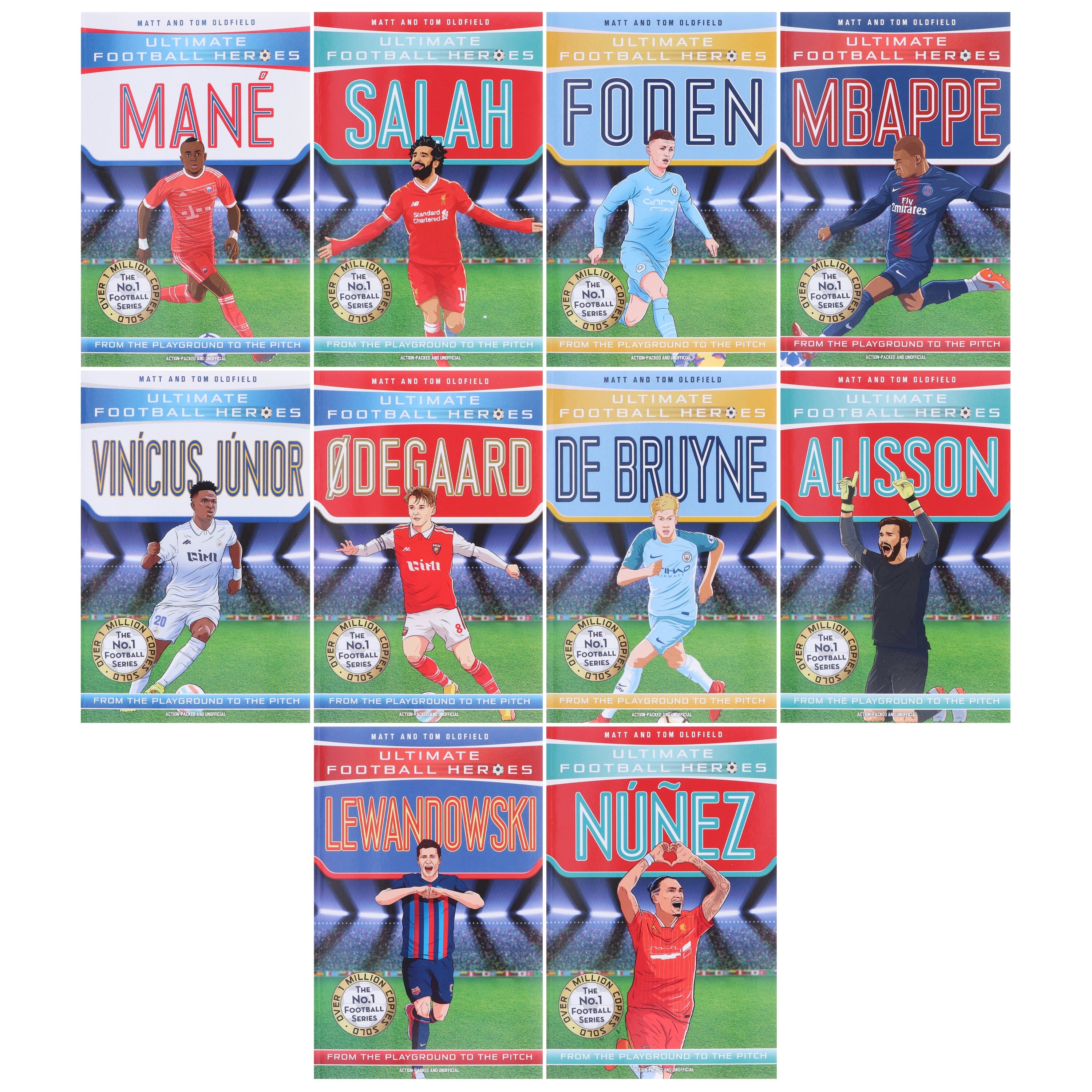 Ultimate Football Heroes Series 2 By Matt & Tom Oldfield: 10 Books