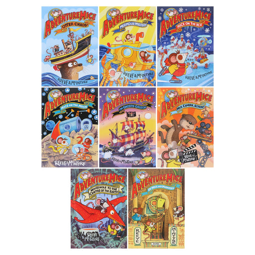 Adventuremice Series By Philip Reeve & Sarah McIntyre 8 Books Collection Set - Ages 5-7 - Paperback 5-7 David Fickling Books