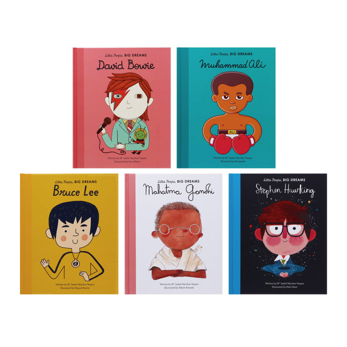 Little People, Big Dreams Trailblazing Men 5 Books by Maria Isabel Sanchez Vegara - Ages 7-9 - Hardback 7-9 Frances Lincoln Publishers Ltd