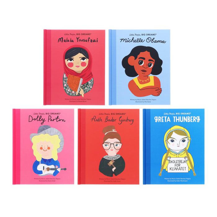 Little People Big Dreams Groundbreaking Women 5 Books Gift Set By Maria Isabel Sanchez Vegara - Ages 7-9 - Hardback 7-9 Frances Lincoln Publishers Ltd
